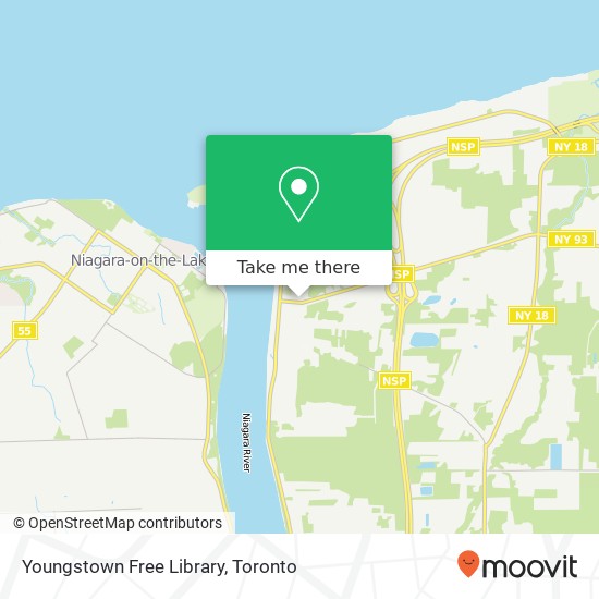 Youngstown Free Library map