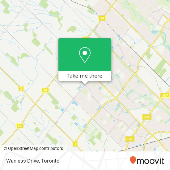 Wanless Drive map