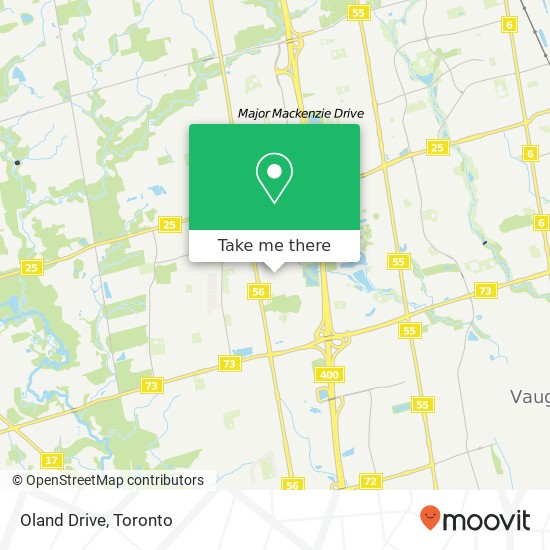 Oland Drive map