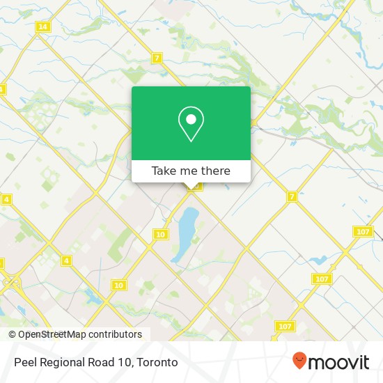 Peel Regional Road 10 plan