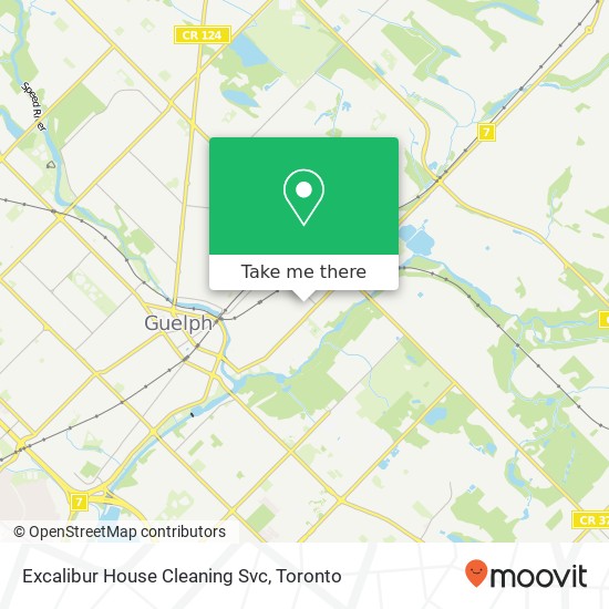 Excalibur House Cleaning Svc map