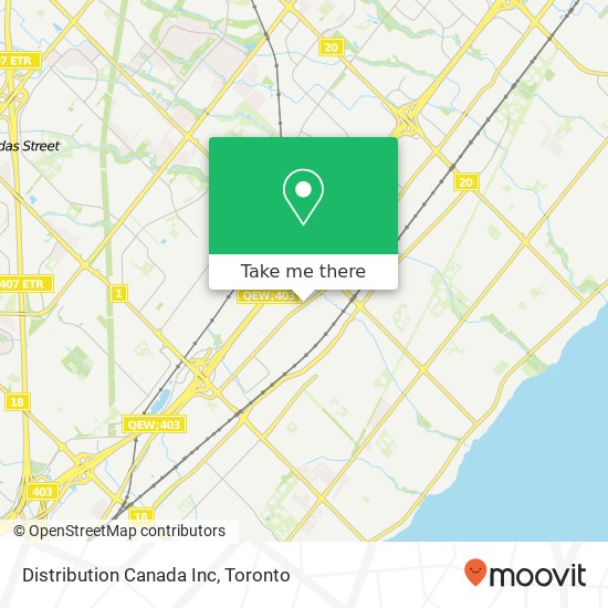 Distribution Canada Inc map