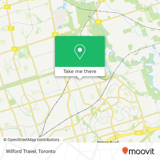 Wilford Travel map