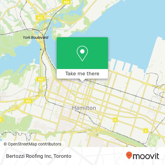 Bertozzi Roofing Inc map