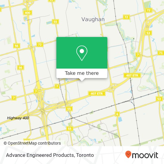 Advance Engineered Products map