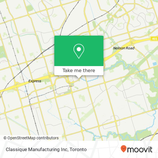 Classique Manufacturing Inc map