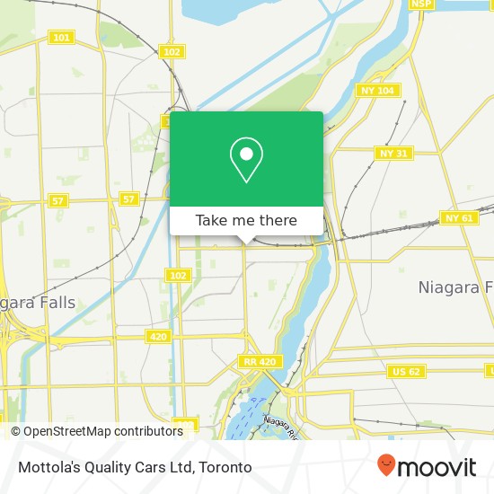 Mottola's Quality Cars Ltd map