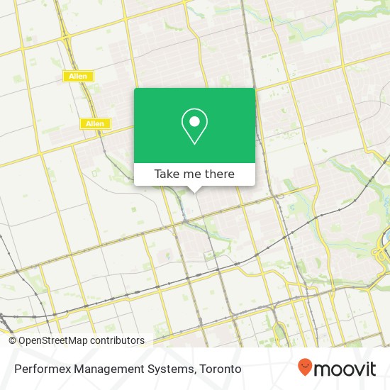 Performex Management Systems map