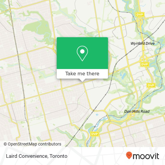 Laird Convenience map