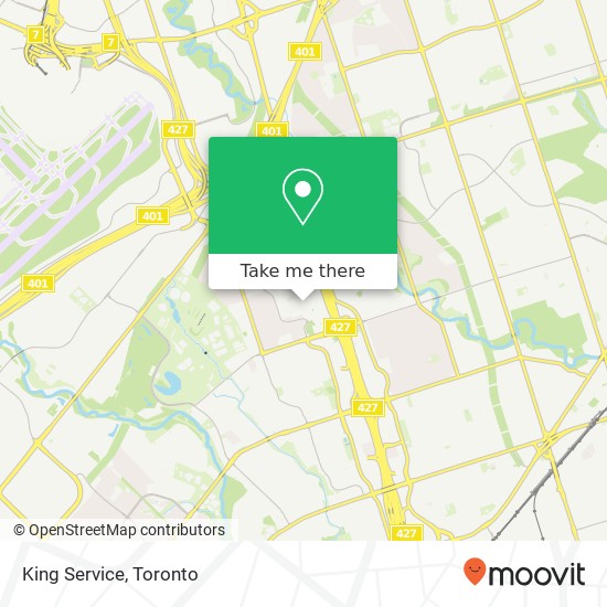 King Service map
