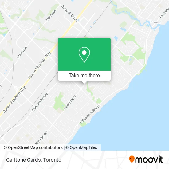 Carltone Cards map