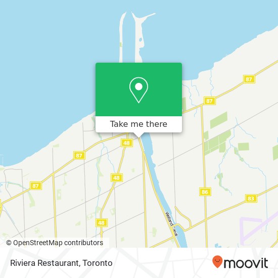 Riviera Restaurant map