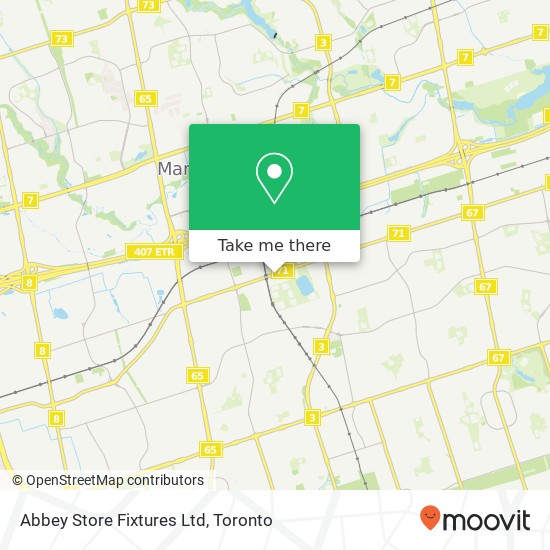 Abbey Store Fixtures Ltd map