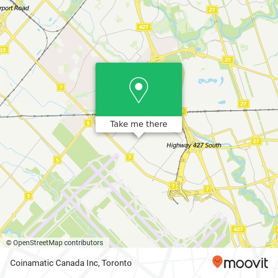 Coinamatic Canada Inc map