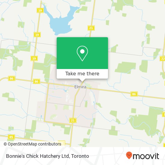 Bonnie's Chick Hatchery Ltd map