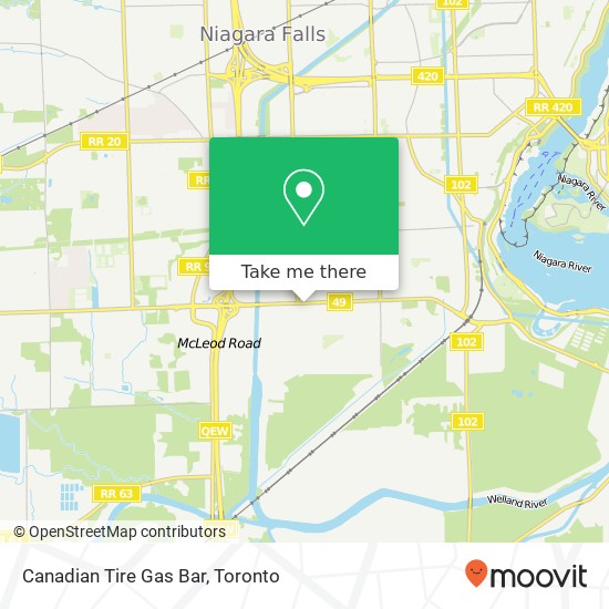 Canadian Tire Gas Bar map