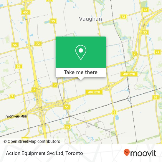 Action Equipment Svc Ltd map