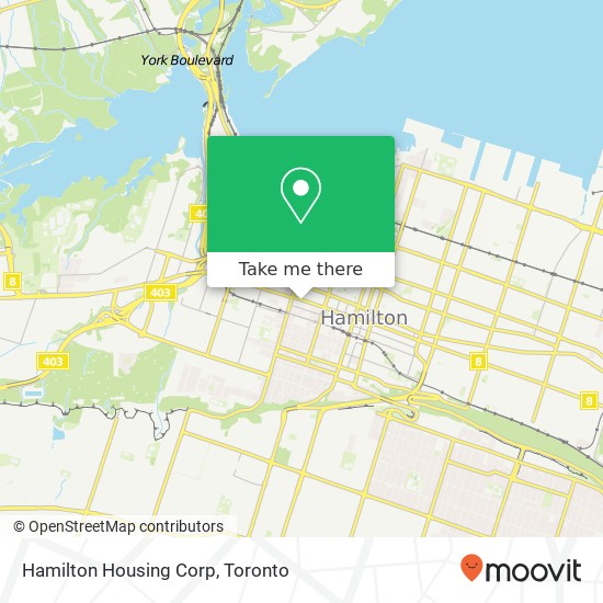 Hamilton Housing Corp map