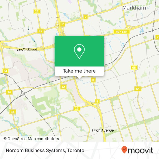Norcom Business Systems map