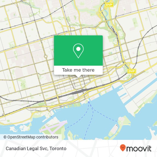 Canadian Legal Svc map