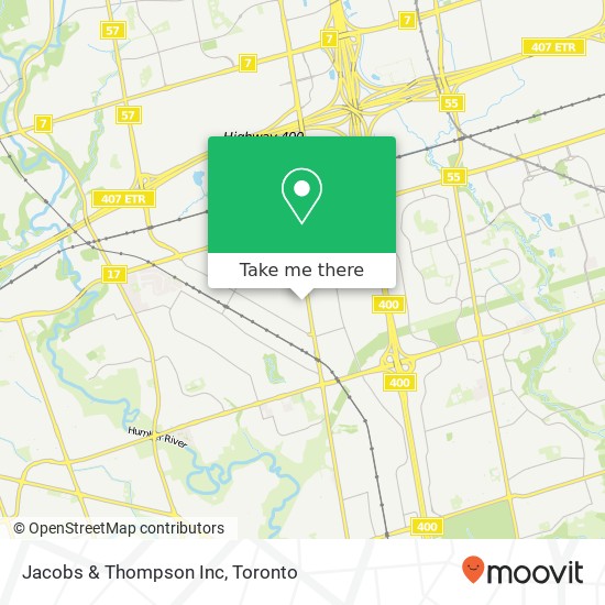 Jacobs & Thompson Inc map