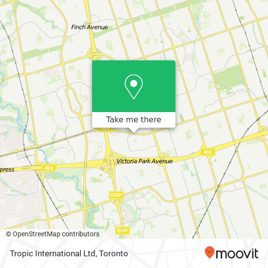 Tropic International Ltd map