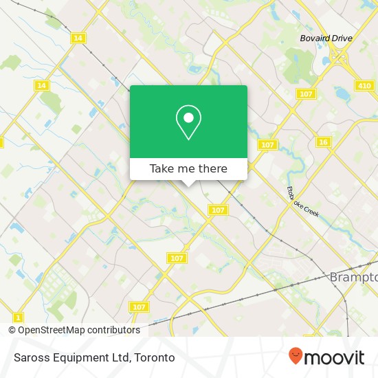Saross Equipment Ltd map