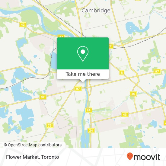 Flower Market map