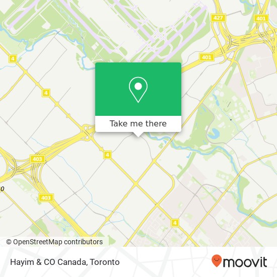 Hayim & CO Canada map