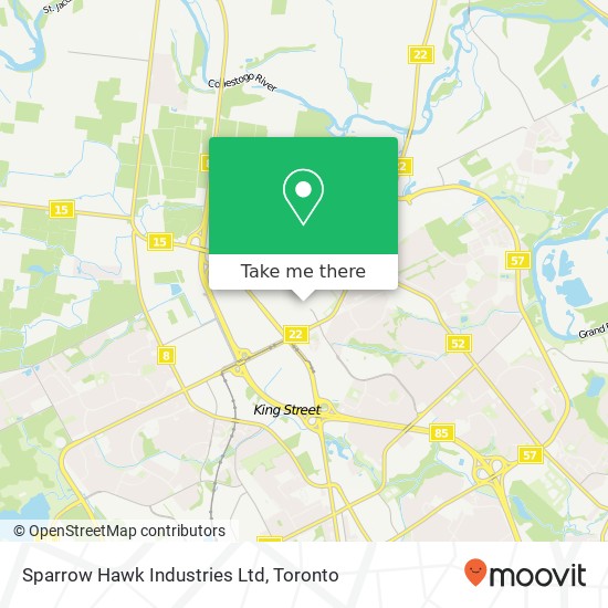 Sparrow Hawk Industries Ltd map