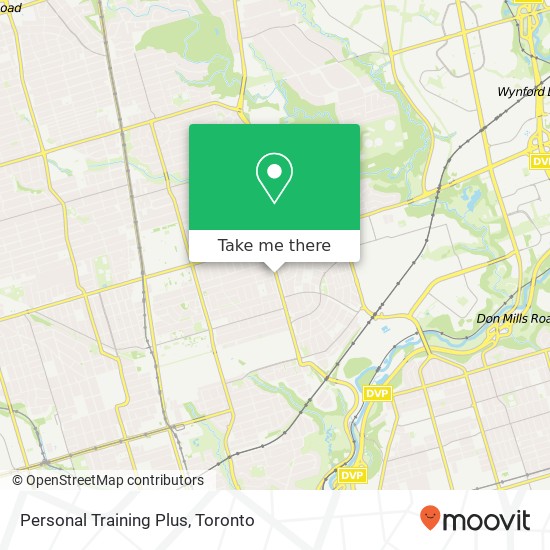 Personal Training Plus map