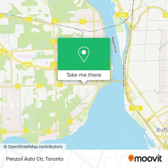 Penzoil Auto Ctr map