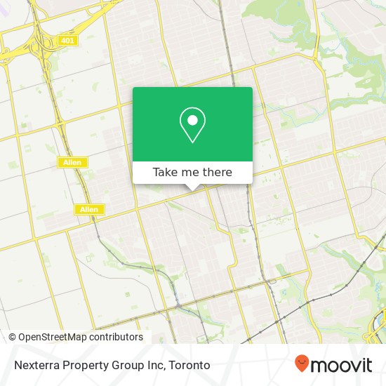 Nexterra Property Group Inc map