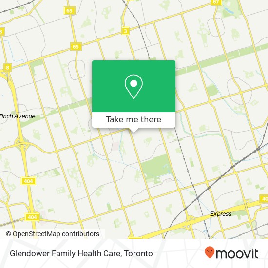 Glendower Family Health Care map