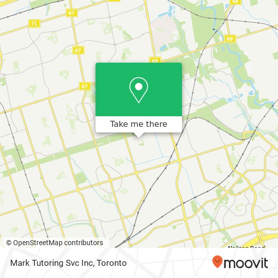 Mark Tutoring Svc Inc map