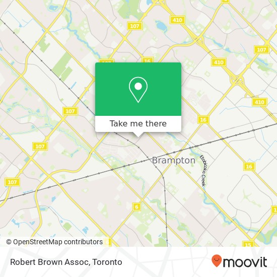 Robert Brown Assoc map