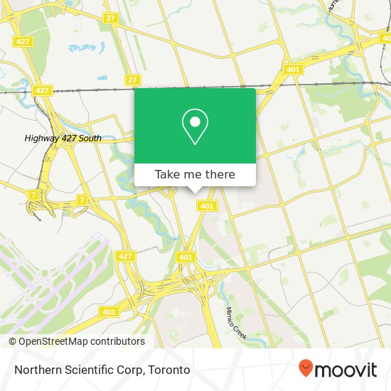 Northern Scientific Corp map