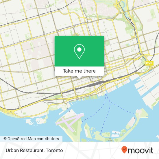 Urban Restaurant map
