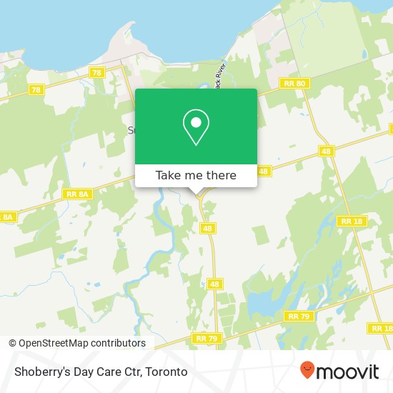 Shoberry's Day Care Ctr map
