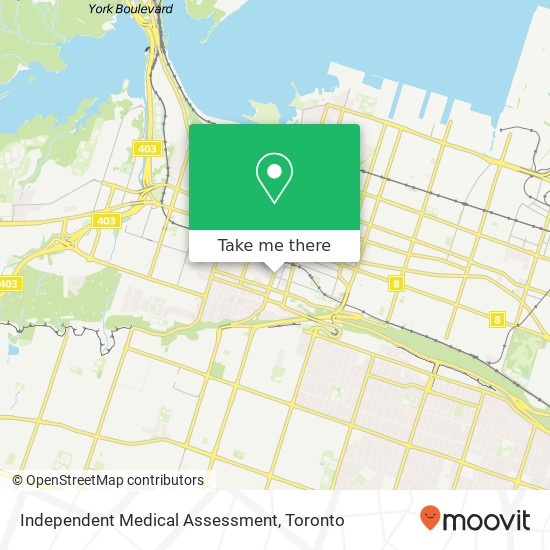 Independent Medical Assessment map