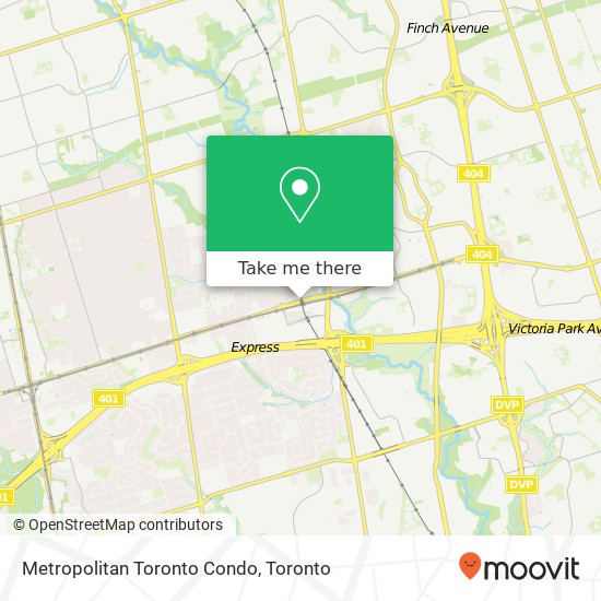 Metropolitan Toronto Condo map