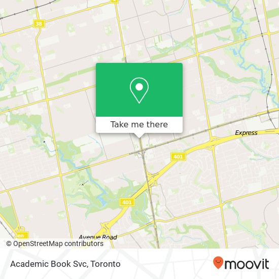 Academic Book Svc map