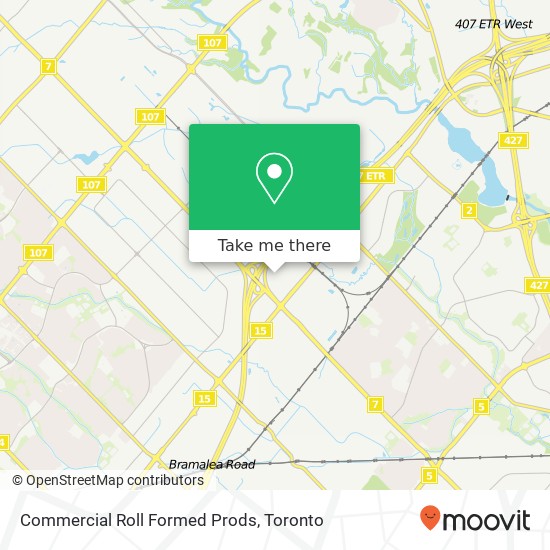 Commercial Roll Formed Prods map