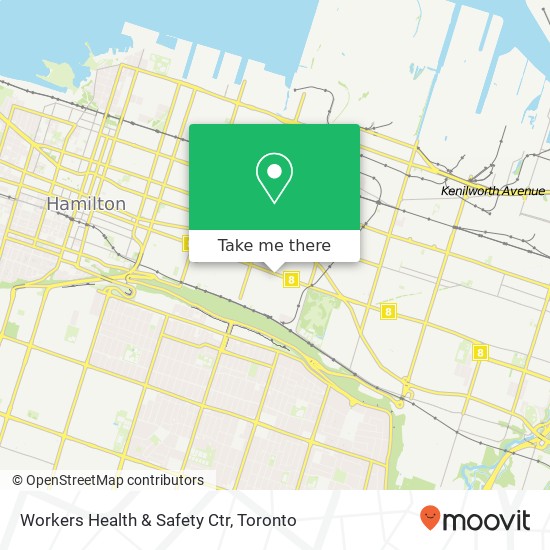 Workers Health & Safety Ctr map