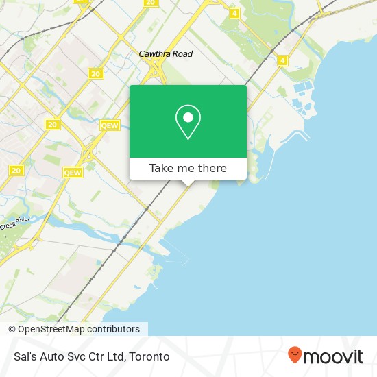 Sal's Auto Svc Ctr Ltd map