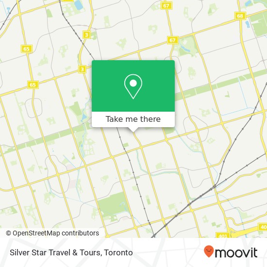 Silver Star Travel & Tours map