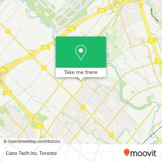 Cano Tech Inc map