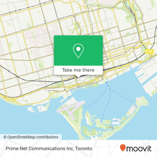 Prime Net Communications Inc map