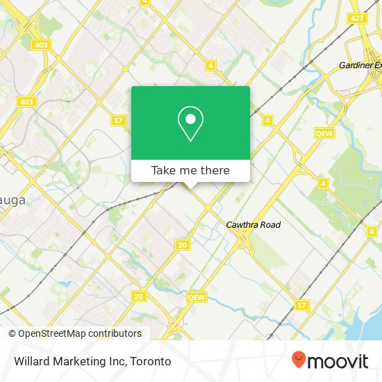 Willard Marketing Inc map