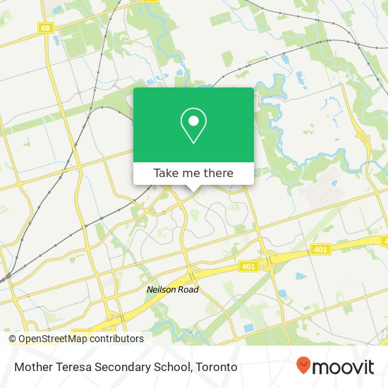 Mother Teresa Secondary School map